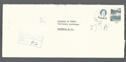 58208) Canada  Registered New Westminster Sub 38  Postmark Cancel 1974 - Einschreibemarken