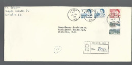 58213) Canada  Registered Naden Postmark Cancel 1974 - Registration & Officially Sealed