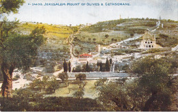 ISRAEL - Jérusalem : Mount Of Olives & Gethsemane - Carte Postale Ancienne - Israël