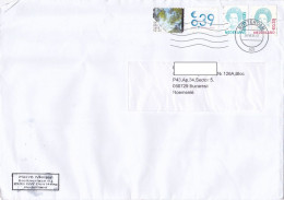 NATURE, QUEEN BEATRIX, FINE STAMPS ON COVER, 2021, NETHERLANDS - Cartas & Documentos