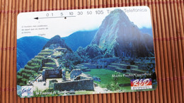 Phonecard  Peru 105 Units Used  Rare - Perú