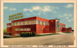 Minnesota South St Paul Farmers Union Central Exchange Home Office And Blending Plant Curteich - St Paul