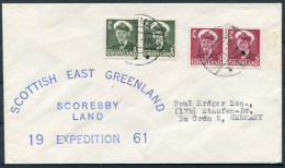 1961 Greenland Scoresbyland, Scottish East Greenland Expedition Cover  - Storia Postale