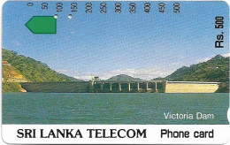 Sri Lanka - STL (Anritsu) - Victoria Dam - 500Rs, Used - Sri Lanka (Ceilán)