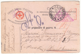 Italy Prisoner Of War Correspondence, POW, Postcard, Card, Stationery, Feldpost, Military, CESENATICO FORLI (P03053) - Other & Unclassified