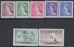 Canada  Unitrade # O33-39  MNH ( Z3 )  Official  Valued $ 15.30 - Ongebruikt