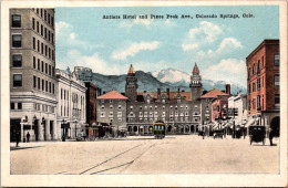 Colorado Colorado Springs Antlers Hotel And Pikes Peak Avenue - Colorado Springs