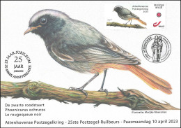 CS/HK - A5 - MYSTAMP° - Cercle D'Ottoncourt/Attenhovense Postzegelkring - Rougequeue Noir/Zwarte Roodstaart - Meersman - Briefe U. Dokumente