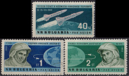 BULGARIE - Premier Vol Spatial Groupé - Airmail