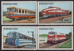 BURKINA FASO - Locomotives Poste Aérienne - Burkina Faso (1984-...)