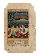 India Inde Peinture Miniature Painting Old Antique - Arte Asiático
