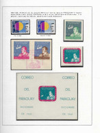 Paraguay Suriname Astronaute Alan Shepard Varietés Non Dentelés Espace Space Astronaut Shepard Imperforated Varieties - Collections