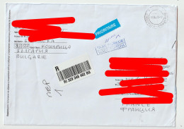 6615 Lettre Cover BULGARIE BULGARIA Recommandé Registered TAXE Taxée Tax Kosharitsa Code Barre 2023 - Storia Postale