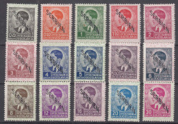 Germany Occupation Of Serbia - Serbien 1941 Mi#1-15 Mint Never Hinged - Ocupación 1938 – 45