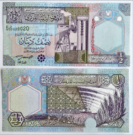 Libya 1/2 Dinar 2002 P#63 UNC - Libië