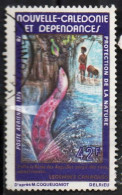 NOUVELLE CALEDONIE NEW NUOVA CALEDONIA 1979 AERIENNE AIR MAIL NATURE PROTECTION EEL QUEEN KANAKA 42fr OBLITERE' USED - Used Stamps