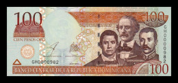 República Dominicana 100 Pesos Oro 2003 Pick 171c Low Serial 982 Sc Unc - Dominikanische Rep.