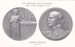 CPA Médaille De La Monnaie Edmond ROSTAND (Prudhomme) (1868-1918) écrivain, Dramaturge, Poète  - Cyrano De Bergerac - Münzen (Abb.)