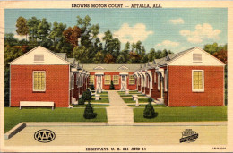 Alabama Attalla Browns Motor Court 1951 Curteich - Other & Unclassified