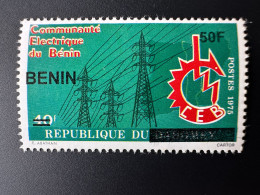 Bénin 2009 Mi. 1582 Communauté électrique Du Bénin CEB Surchargé Overprint MNH** - Benin - Dahomey (1960-...)