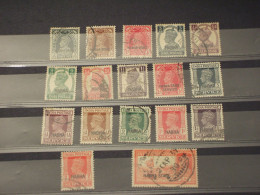 NABHA-INDIA - INSIEME DI 17 Pezzi - TIMBRATO/USED - Nabha