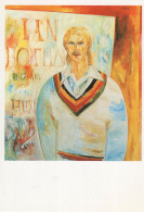 Ian Botham Cricket National Portrait Gallery Painting Postcard - Cricket