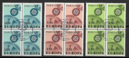 Portugal 1967 Europa CEPT X 4 Cachet Premier Jour Coimbra - 1967