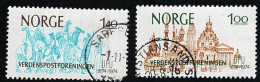 1974 Weltpostverein Michel NO 691 - 692  Stamp Number NO 643 - 644 Yvert Et Tellier NO 647 - 648   - Usados