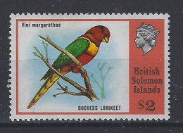 Solomon Islands Eilanden MNH ; Papegaai Perroquet Perruche Parrakeet Parrot Papagayo Cotorra Parkiet - Perroquets & Tropicaux