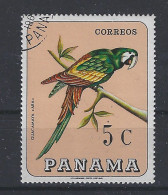 Panama Used ; Papegaai Perroquet Perruche Parrakeet Parrot Papagayo Cotorra Parkiet - Perroquets & Tropicaux