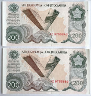 Yugoslavia 200 Dinara 1990 P#102 UNC - Yougoslavie