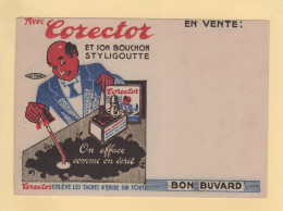 Buvard - Corector - Bouchon Styligoutte - Ecriture Encre - C