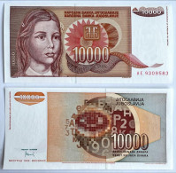 Yugoslavia 10.000 10000 Dinara 1992 P#116 UNC - Yougoslavie