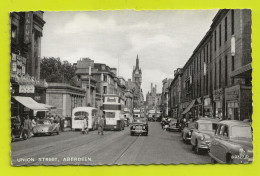 RU Ecosse Union Street ABERDEEN Cars BUS VOIR ZOOM Voiture Auto Cabriolet Austin A90 Atlantic Cinéma Queens VOIR DOS - Aberdeenshire