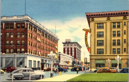 Montana Great Falls Second Street Looking South Showing The Rainbow Hotel Curteich - Great Falls