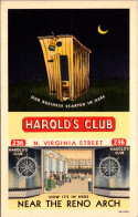 Nevada Reno Harold's Club Near The Reno Arch Curteich - Reno