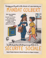 Buvard - Mandat Colbert - Securite Sociale - Facteur - La Poste - C