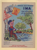 Protege Cahier - IMA - Points - Enfant Timbres Facteur - Liebig - Book Covers