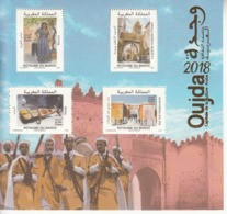 2018 Morocco Maroc Oujda Culture Capital Musical Instruments GOLD Souvenir Sheet MNH - Maroc (1956-...)