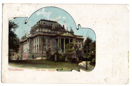 Allemagne--WIESBADEN--1908-- Das Neue Theater ......colorisée...timbre...cachet - Wiesbaden