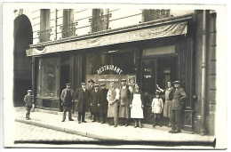 Devanture De RESTAURANT - Chez Ma Tante - CARTE PHOTO Non Située - Restaurants