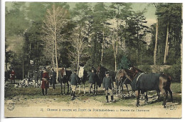 CHASSE A COURRE En Forêt De Fontainebleau - Relais De Chevaux - Chasse