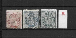 LOTE 2173B  /// (C060) CUBA TELEG.1879  EDIFIL Nº:46/49 **MNH/*MH CATALOG/COTE: 36€  ¡¡¡  LIQUIDATION - JE LIQUIDE !!! - Cuba (1874-1898)