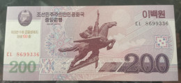 BANKNOTE COMMEMORATIVE NORTH KOREA 200 WON - P#CS13 - UNC - 2012 - Corée Du Nord