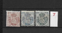 LOTE 2173B  /// (C060) CUBA TELEG.1879  EDIFIL Nº:46/49 **MNH/*MH CATALOG/COTE: 36€  ¡¡¡  LIQUIDATION - JE LIQUIDE !!! - Cuba (1874-1898)