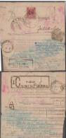 Burma King George VI, Telegraph / Telegram, Money Order Receipt With Postmark, Overprinted, Postal Stationery 1948 - Myanmar (Birmanie 1948-...)