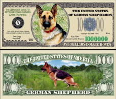 !!! USA - FANTASY NOTE -  GERMAN  SHEPHERD , 2006 - UNC / SERIES  WOOF - Autres & Non Classés