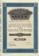 Titre De 1927- Sté De L'Equateur Pour Le Commerce, L'Industrie & L'Agriculture Sté Congolaise à Responsablilité Limitée - Afrika