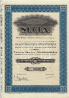 Titre De 1927- Sté De L'Equateur Pour Le Commerce, L'Industrie & L'Agriculture Sté Congolaise à Responsablilité Limitée - Afrique