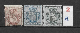 LOTE 2173B  /// (C060) CUBA TELEG.1879  EDIFIL Nº:46/49 NSG CATALOG/COTE: 36€  ¡¡¡  LIQUIDATION - JE LIQUIDE !!! - Kuba (1874-1898)